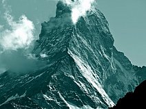 ©František Podzimek, Švýcarsko – Matterhorn při západu Slunce v 21:30